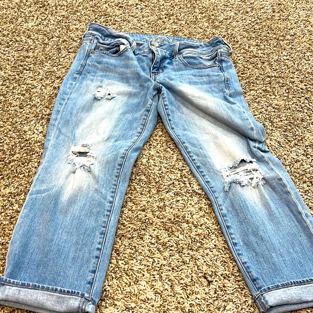 American Eagle crop jeans size 10